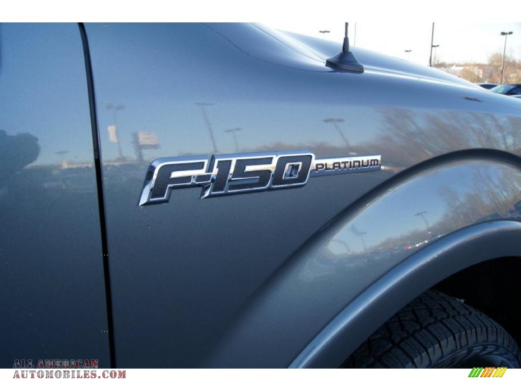 2011 F150 Platinum SuperCrew 4x4 - Sterling Grey Metallic / Steel Gray/Black photo #20