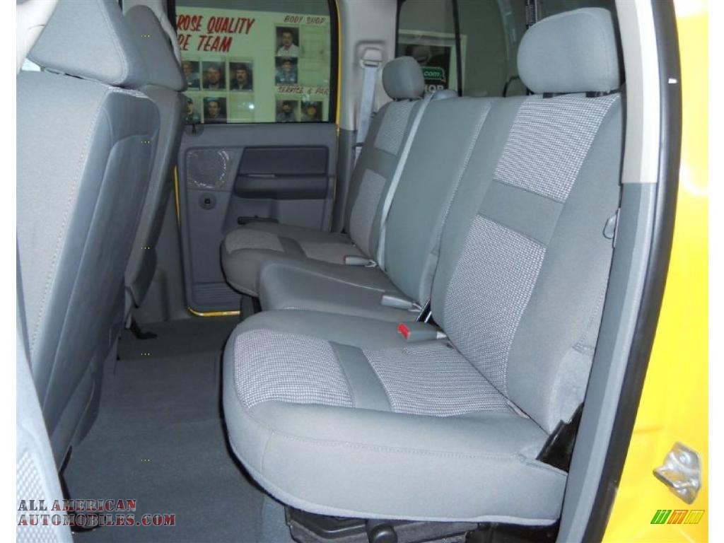 2008 Ram 1500 Sport Quad Cab 4x4 - Detonator Yellow / Medium Slate Gray photo #13