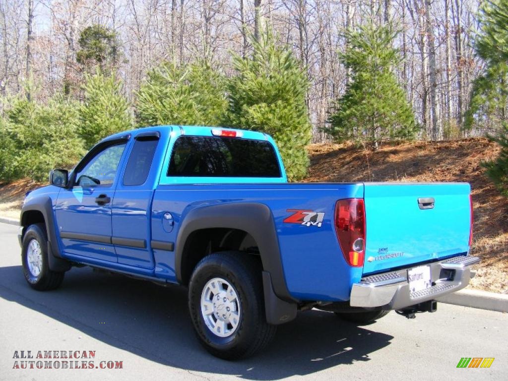 2007 Chevrolet Colorado Lt Z71 Extended Cab 4x4 In Pace Blue Photo 7