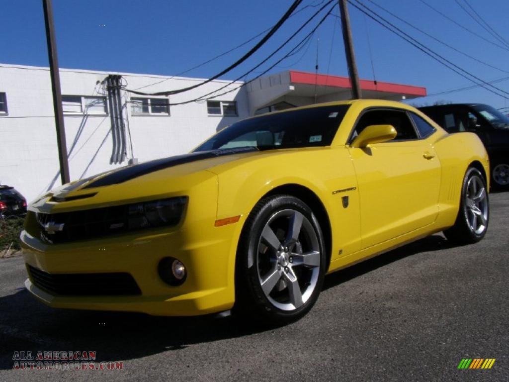 Rally Yellow / Black Chevrolet Camaro SS Coupe Transformers Special Edition