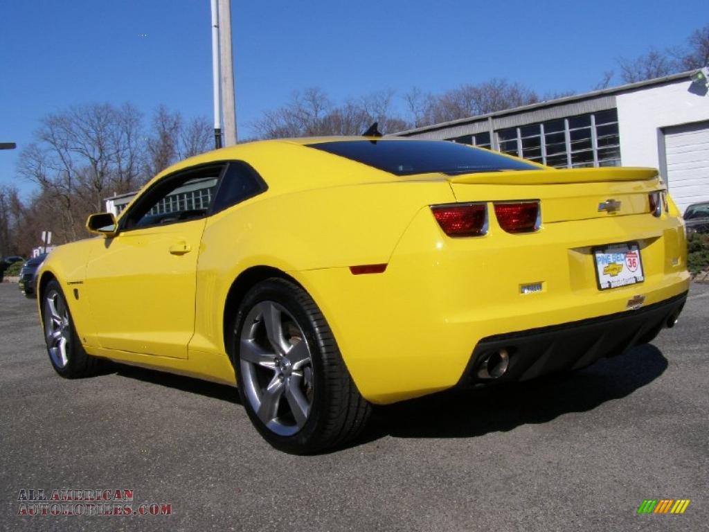 2010 Camaro SS Coupe Transformers Special Edition - Rally Yellow / Black photo #6