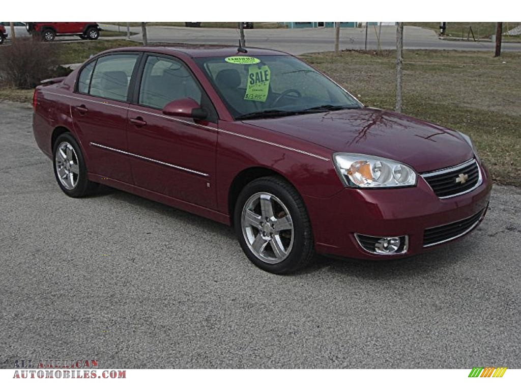 2007 Chevrolet Malibu LTZ Sedan in Sport Red Metallic - 118290 | All ...