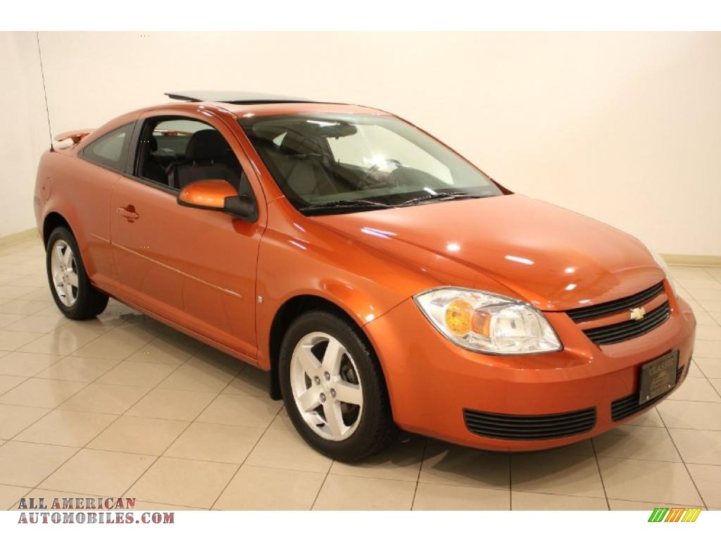 Sunburst Orange Metallic / Ebony Chevrolet Cobalt LT Coupe