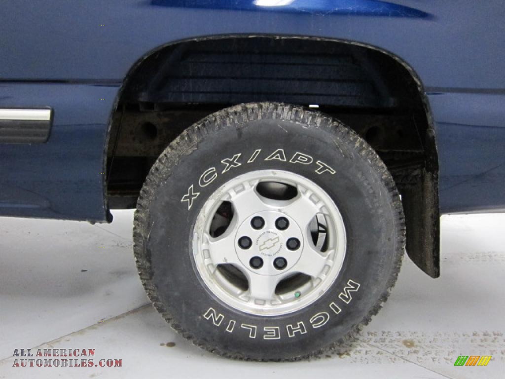 1999 Silverado 1500 LS Regular Cab 4x4 - Indigo Blue Metallic / Graphite photo #6