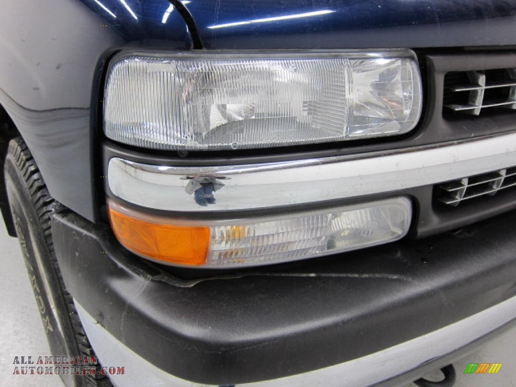 1999 Silverado 1500 LS Regular Cab 4x4 - Indigo Blue Metallic / Graphite photo #7