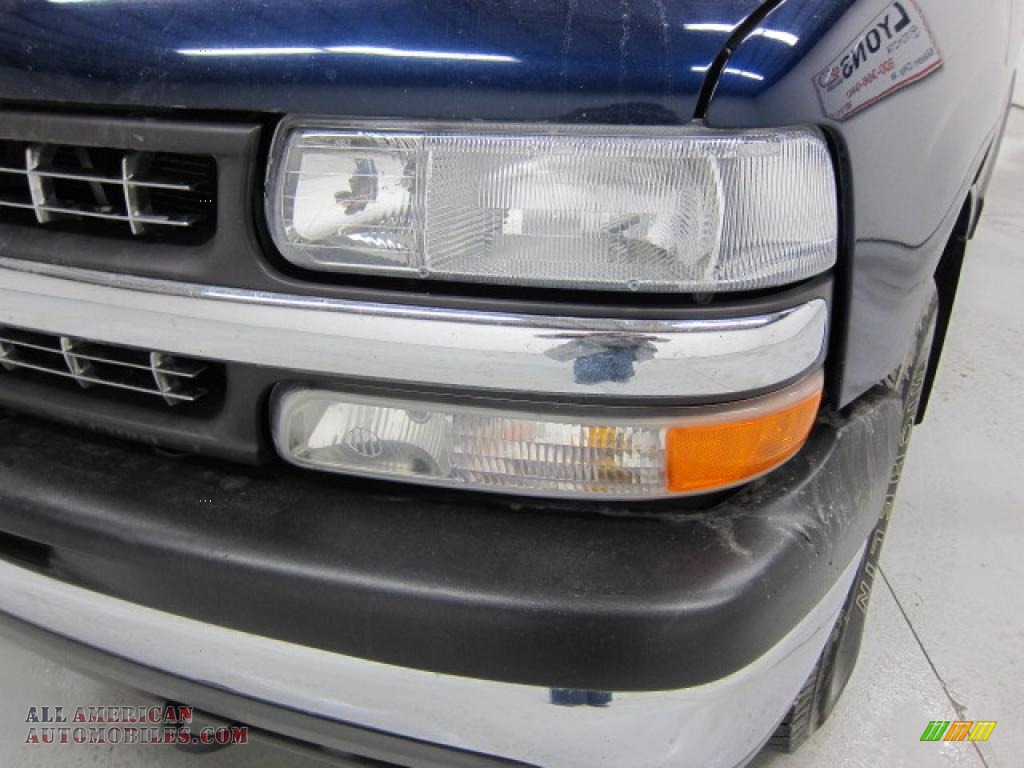 1999 Silverado 1500 LS Regular Cab 4x4 - Indigo Blue Metallic / Graphite photo #8