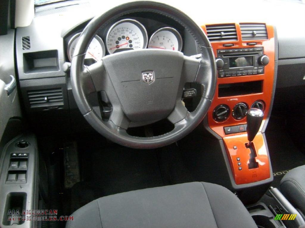 2008 Caliber R/T AWD - Sunburst Orange Pearl / Dark Slate Gray/Orange photo #15