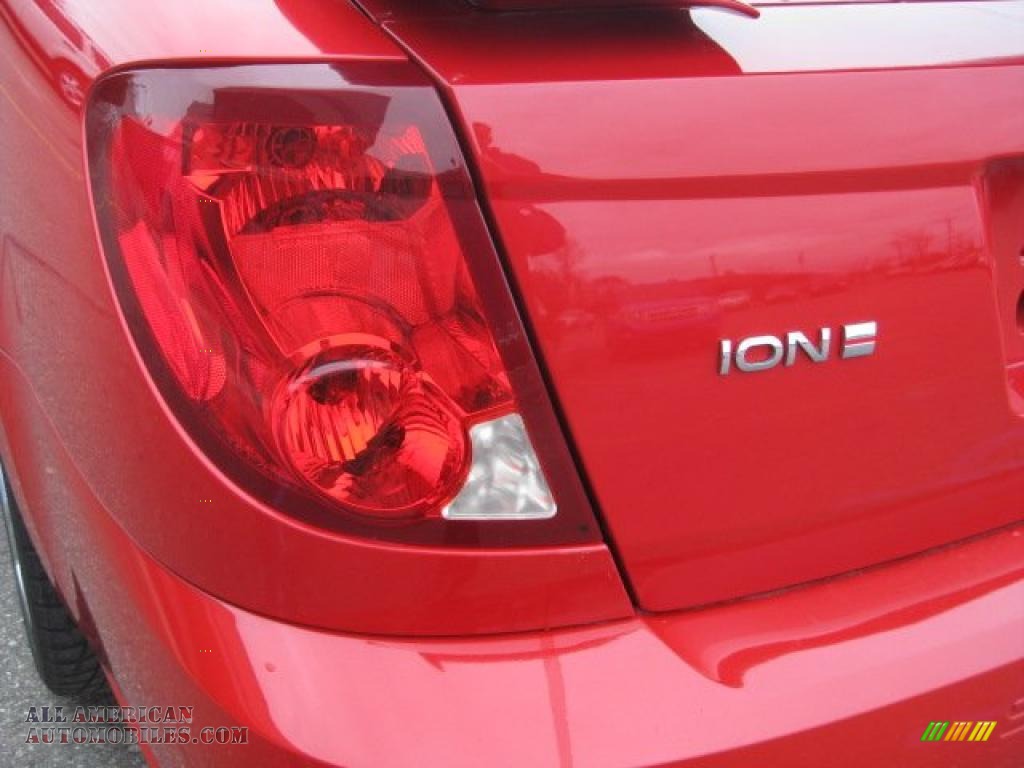 2005 ION Red Line Quad Coupe - Chili Pepper Red / Black photo #18