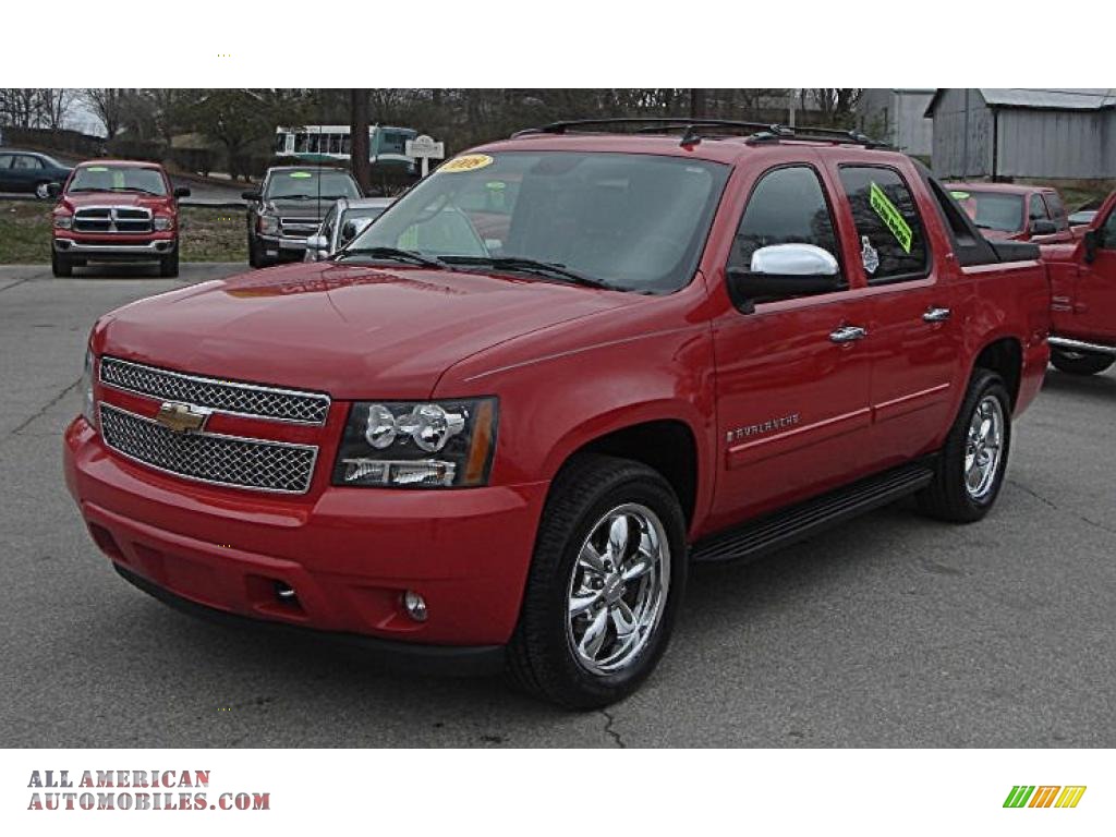 2008 Chevrolet Avalanche Ltz 4x4 In Victory Red Photo 40 158990