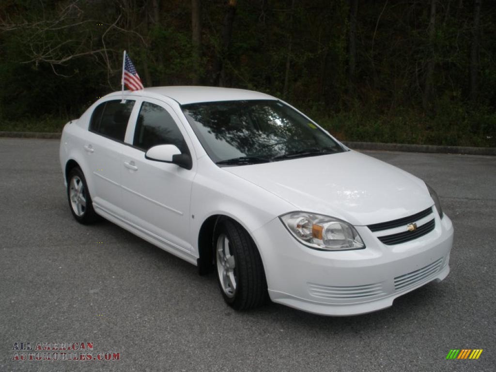 Summit White / Ebony Chevrolet Cobalt LT Sedan