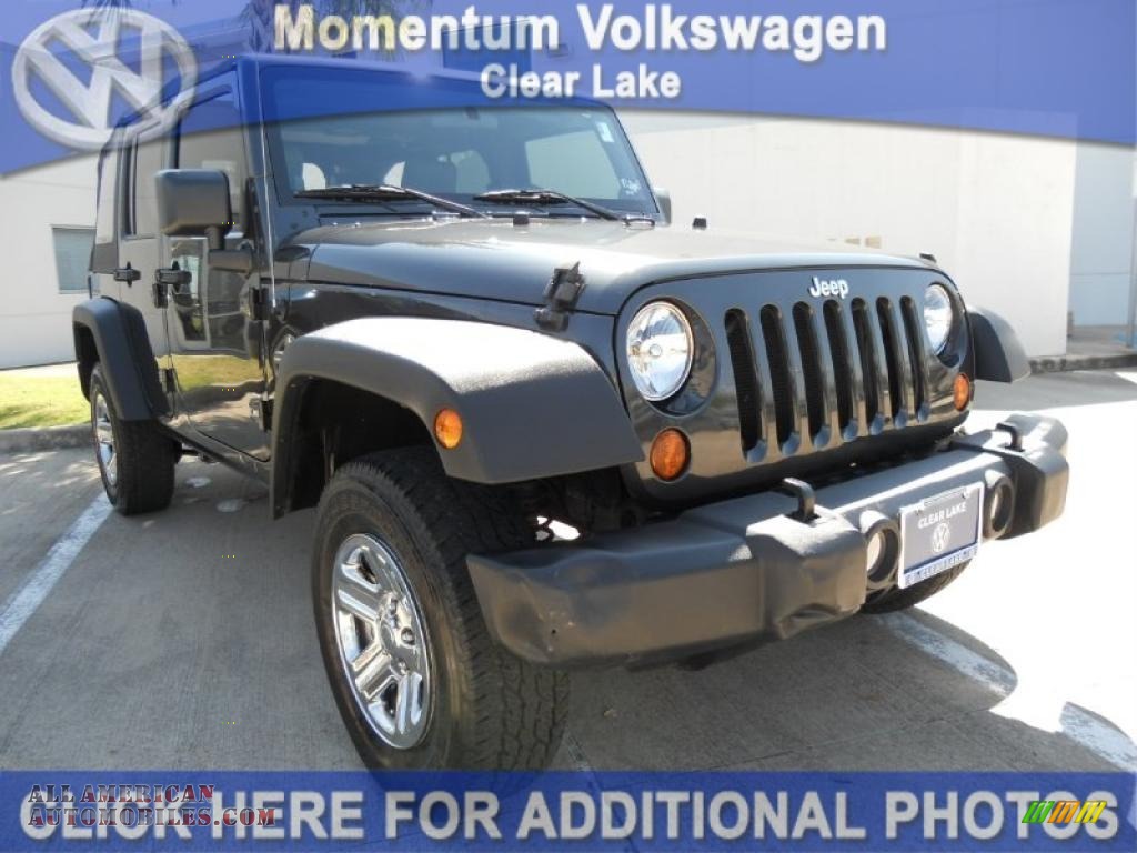 2010 Jeep Wrangler Unlimited Sport 4x4 in Dark Charcoal Pearl photo 4