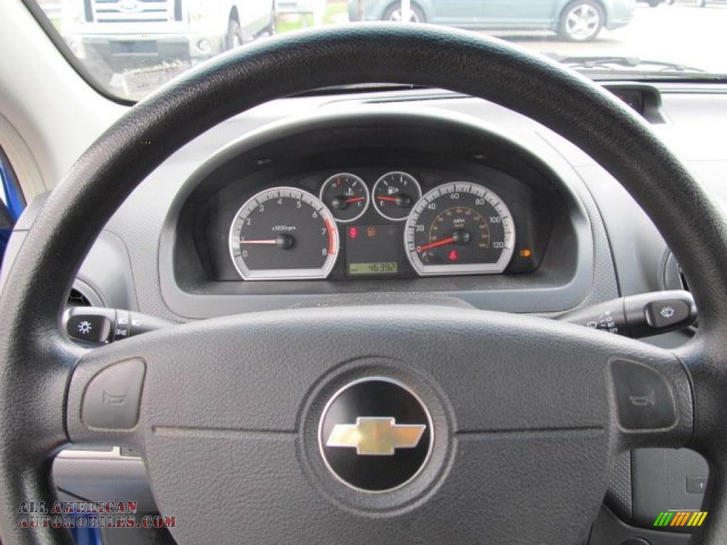 2008 Chevrolet Aveo LS Sedan in Bright Blue Metallic photo #20 - 157467