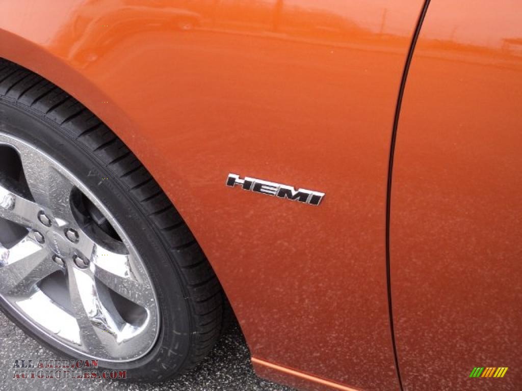 2011 Charger R/T Road & Track - Toxic Orange Pearl / Black photo #6