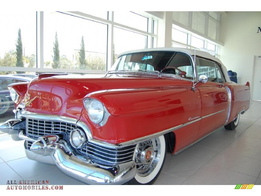 Aztec Red / Red Cadillac Series 62 2 Door Convertible