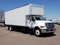 Ford F750 Super Duty XL Chassis Regular Cab Moving Truck Oxford White photo #1