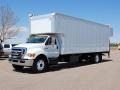 Ford F750 Super Duty XL Chassis Regular Cab Moving Truck Oxford White photo #2