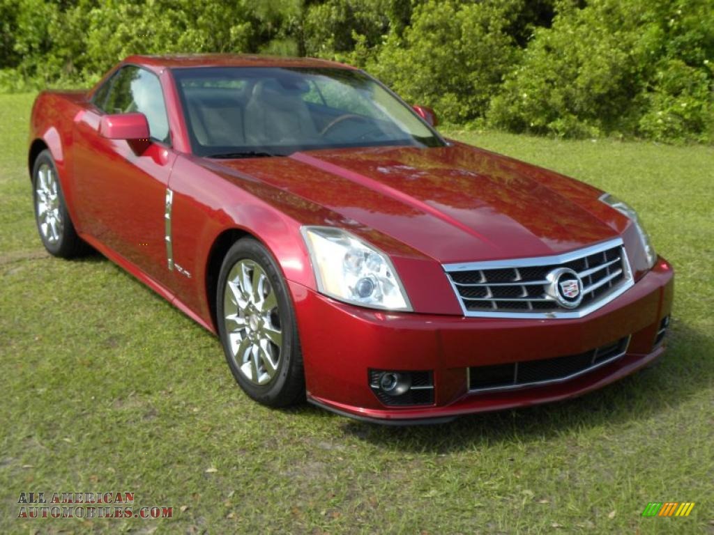 2009 XLR Platinum Roadster - Crystal Red / Cashmere/Ebony photo #1