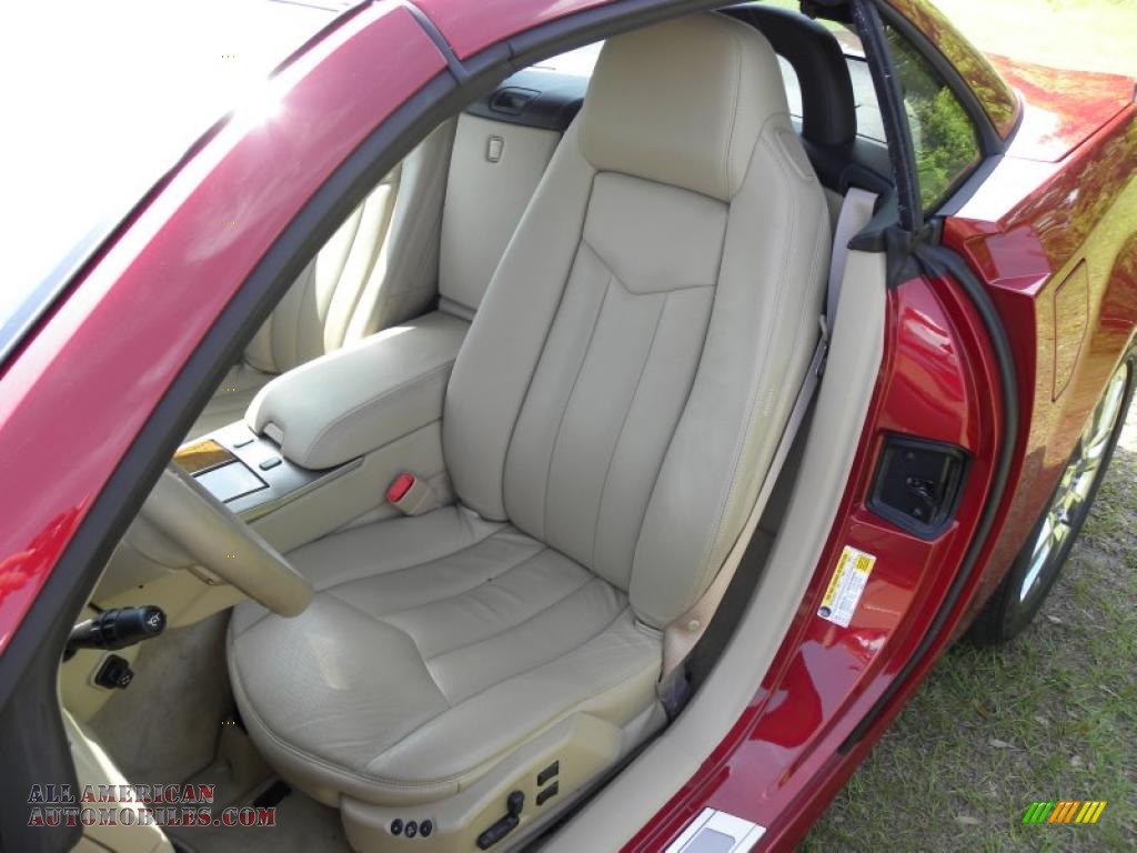 2009 XLR Platinum Roadster - Crystal Red / Cashmere/Ebony photo #4
