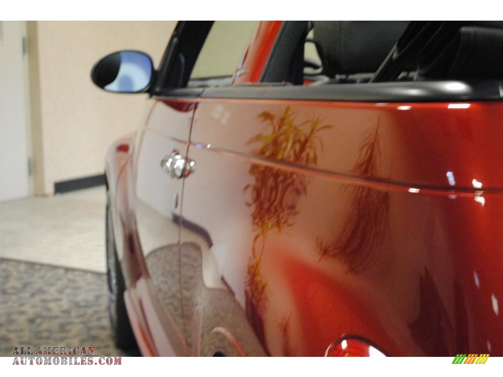 2005 PT Cruiser GT Convertible - Inferno Red Crystal Pearl / Dark Slate Gray photo #10
