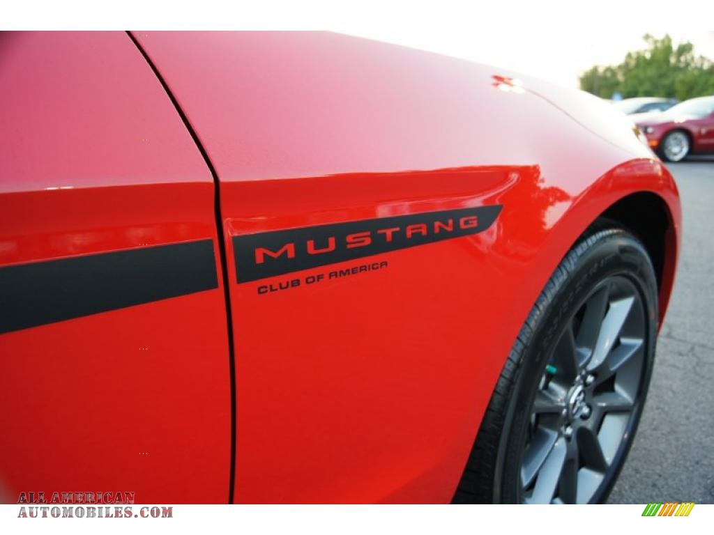 2012 Mustang V6 Mustang Club of America Edition Coupe - Race Red / Charcoal Black photo #16