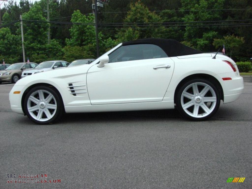 2006 Chrysler Crossfire Limited Roadster in Alabaster White photo 3