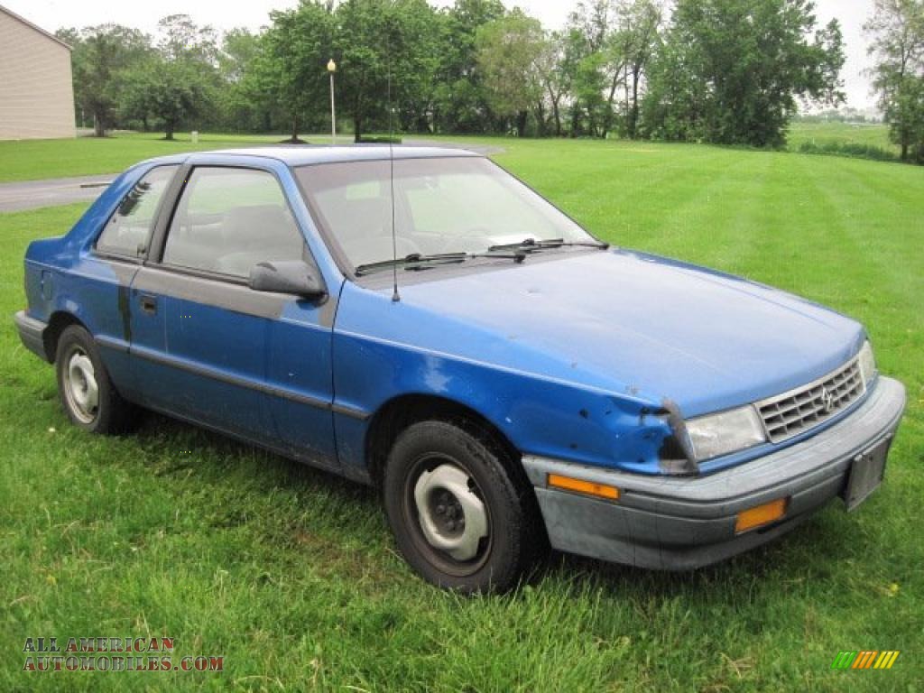 1992 Plymouth Sundance America in Banzai Blue Metallic 231141 All American Automobiles Buy