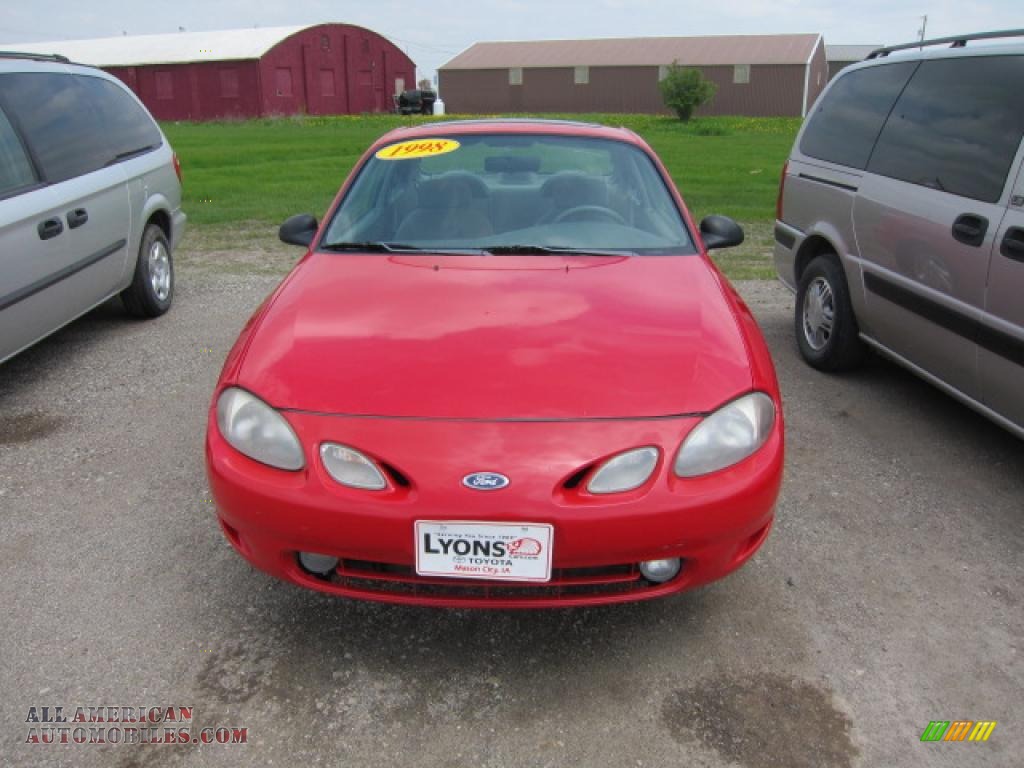 1998 Ford Escort ZX2 Coupe in Vermillion Red photo 4 143106 All