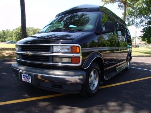 Dark Brown Metallic 1997 Chevrolet Chevy Van G1500 Passenger Conversion Dark Brown Metallic 1997 Chevrolet Chevy Van G1500 Passenger Conversion