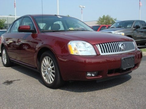 Merlot Metallic 2006 Mercury Montego Premier Merlot Metallic 2006 Mercury Montego Premier