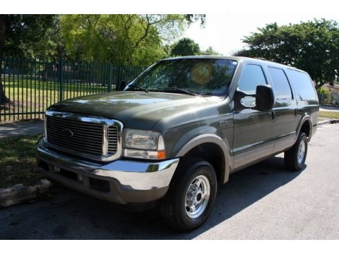 Estate Green Metallic 2001 Ford Excursion Limited 4x4 Estate Green Metallic 2001 Ford Excursion Limited 4x4