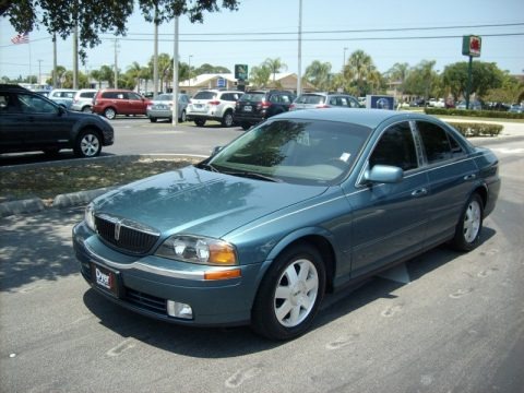 Aqua Blue Metallic 2002 Lincoln LS V8