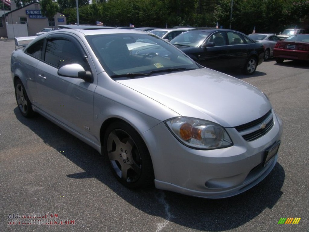 2006 Cobalt SS Supercharged Coupe - Ultra Silver Metallic / Ebony/Red photo #7
