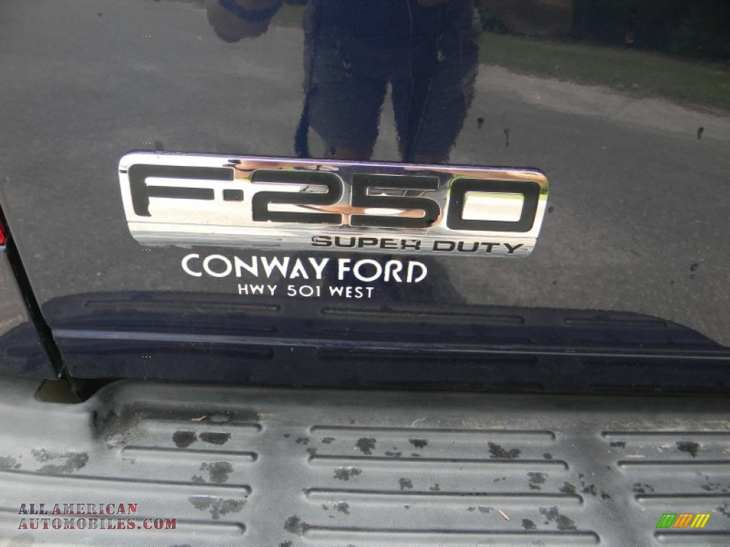 2006 F250 Super Duty Lariat Crew Cab 4x4 - True Blue Metallic / Medium Flint photo #8