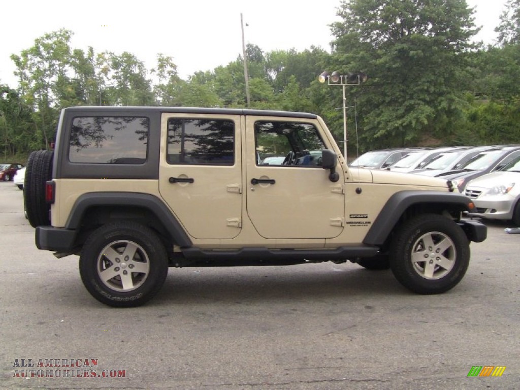 2011 Jeep Wrangler Unlimited Sport 4x4 in Sahara Tan photo ...