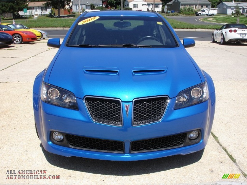 2009 G8 GT - Stryker Blue Metallic / Onyx photo #2
