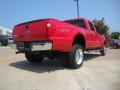 Ford F450 Super Duty Lariat Crew Cab 4x4 Dually Red Clearcoat photo #3