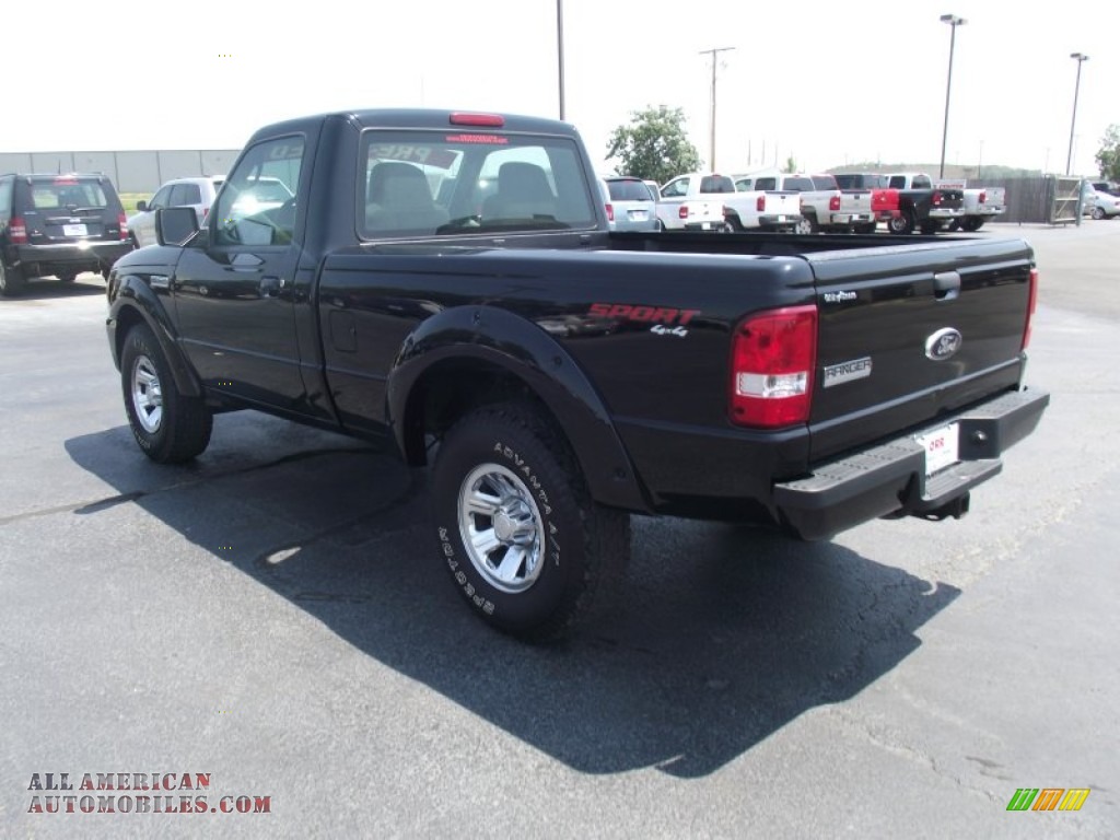 07 Ford Ranger Sport Regular Cab 4x4 In Black Photo 7 A All American Automobiles Buy American Cars For Sale In America
