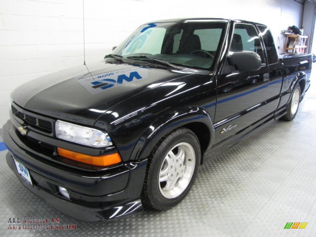 2000 S10 Xtreme Extended Cab - Onyx Black / Graphite photo #2