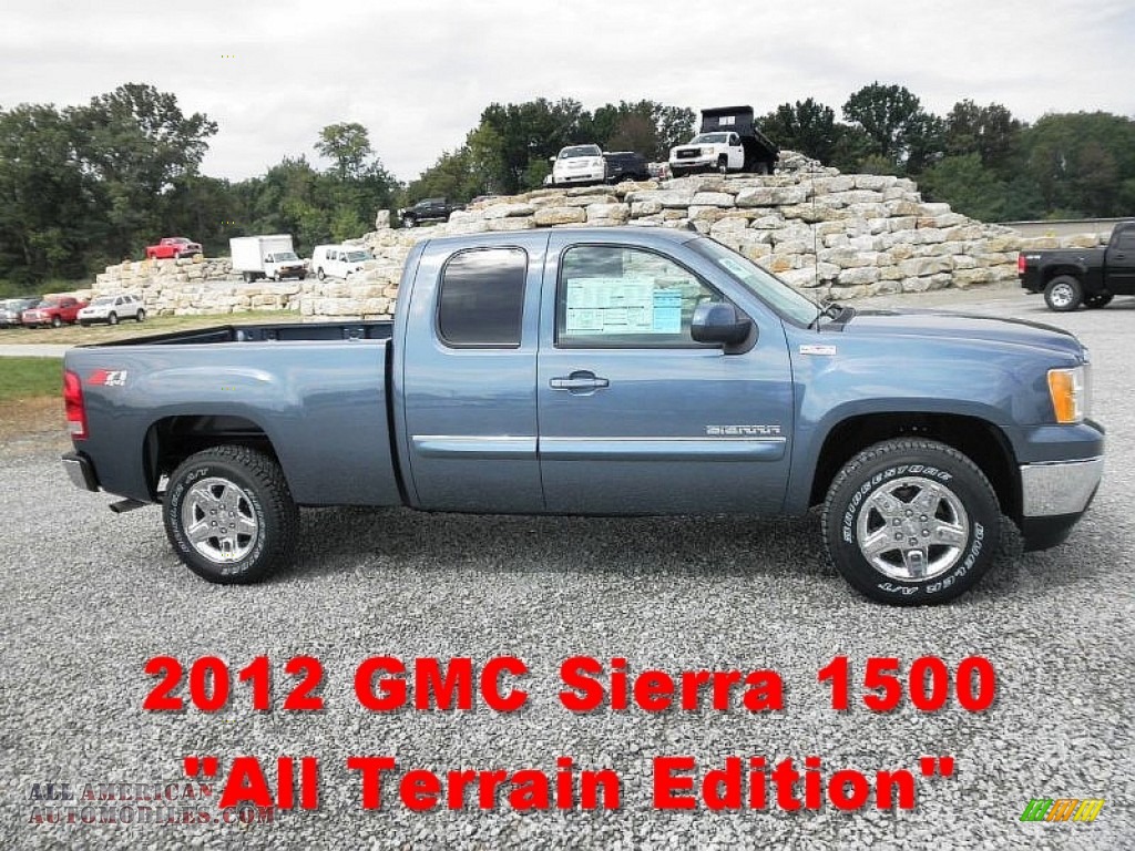 2012 Gmc Sierra 1500 Sle Extended Cab 4x4 In Stealth Gray Metallic