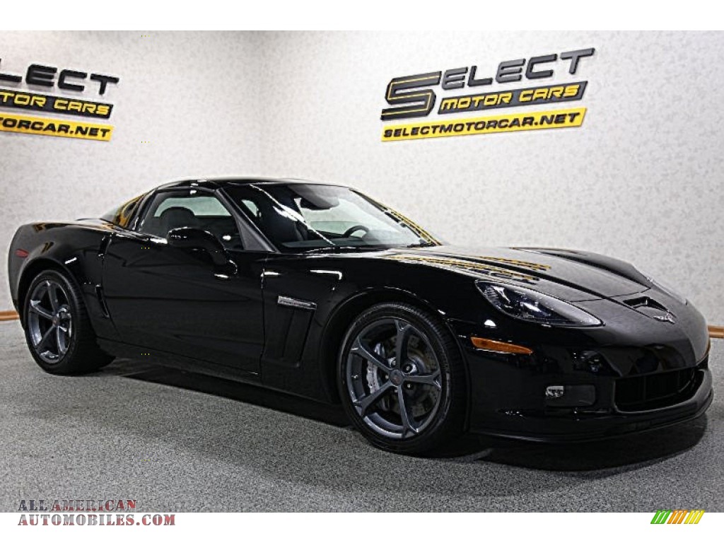 2010 Corvette Grand Sport Coupe - Black / Ebony Black photo #3