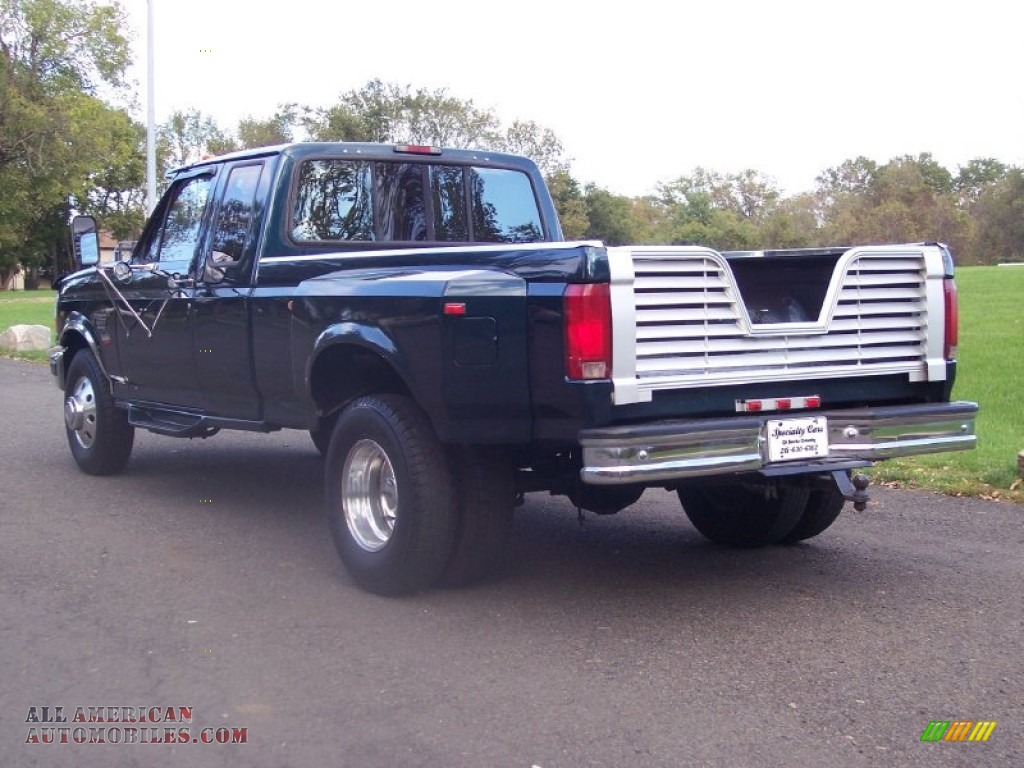 1997 Ford F350 XLT Extended Cab Dually in Dark Tourmaline Metallic