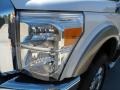 Ford F350 Super Duty Lariat Crew Cab 4x4 White Platinum Metallic Tri-Coat photo #9