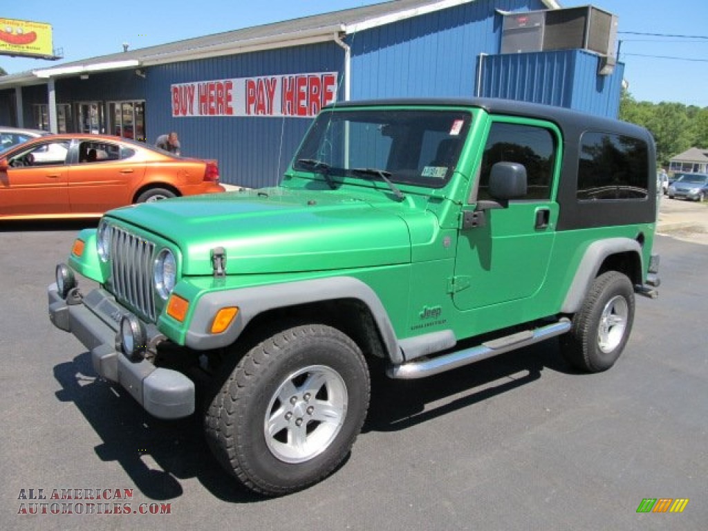 Electric Lime Green Pearl / Dark Slate Gray Jeep Wrangler Unlimited 4x4