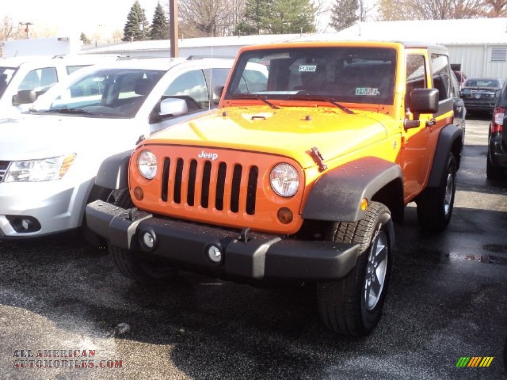 Orange jeep wrangler for sale ohio #3