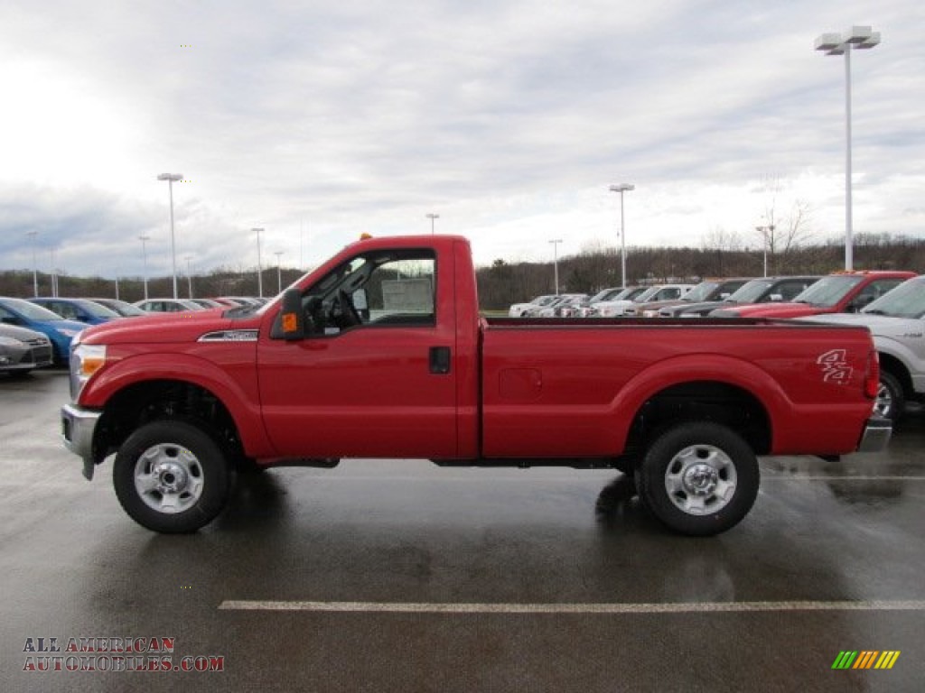 2012 Ford F250 Super Duty XLT Regular Cab 4x4 in Vermillion Red photo