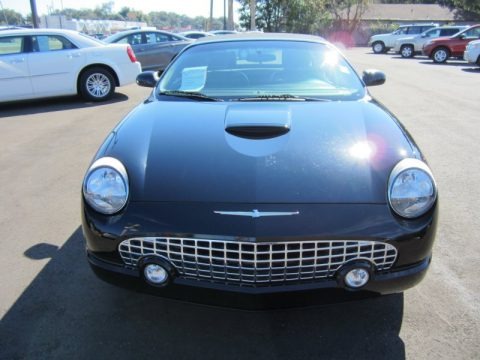 Evening Black 2002 Ford Thunderbird Premium Roadster Evening Black 2002 Ford Thunderbird Premium Roadster
