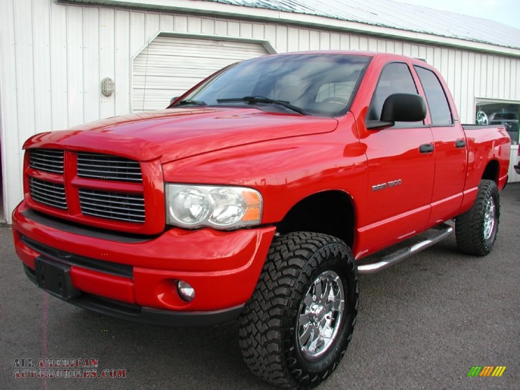 2002 Dodge Ram 1500 Sport Quad Cab In Flame Red Photo 6 118463 All American Automobiles