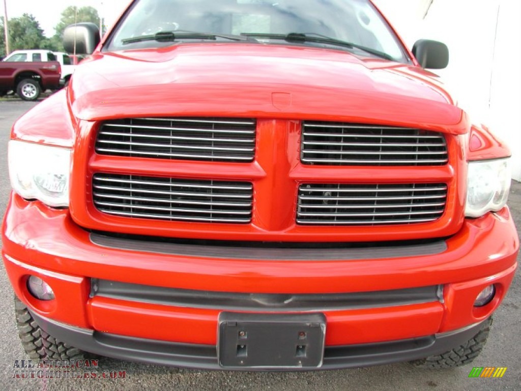 2002 Ram 1500 Sport Quad Cab - Flame Red / Dark Slate Gray photo #18