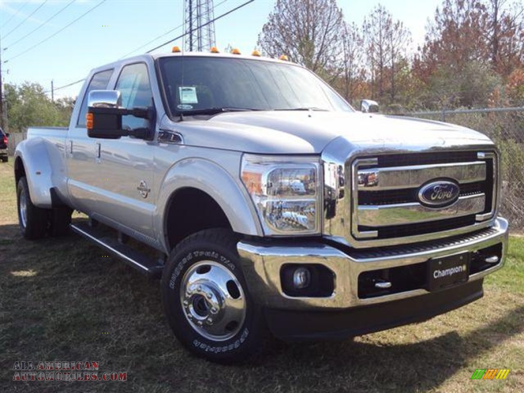 2012 Ford F350 Super Duty Lariat Crew Cab 4x4 Dually In Ingot Silver