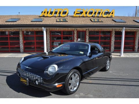 Evening Black 2002 Ford Thunderbird Premium Roadster Evening Black 2002 Ford Thunderbird Premium Roadster